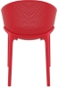 Кресло пластиковое Sky красное