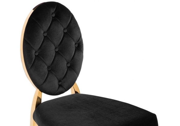Стул Odda черный, золотой