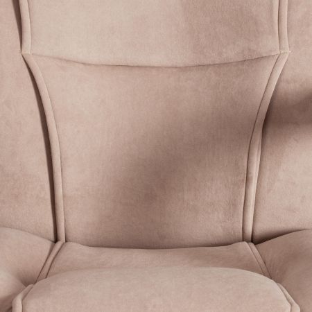 Кресло BERGAMO флок, бежевый