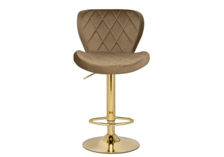 Барный стул Porch бежевый, золотой