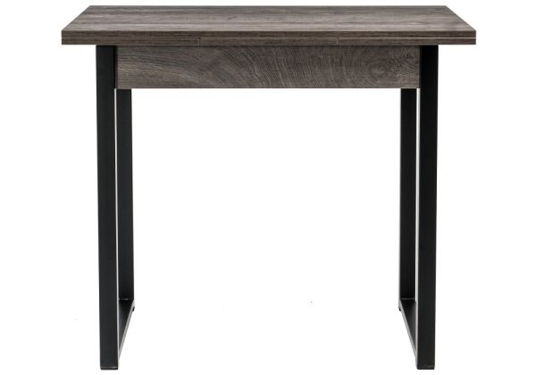 Стол деревянный Форли дуб рошелье, черный матовый