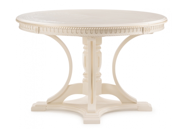 Стол деревянный Нозеан круглый бежевый, золото Стол деревянный Нозеан круглый бежевый, золото