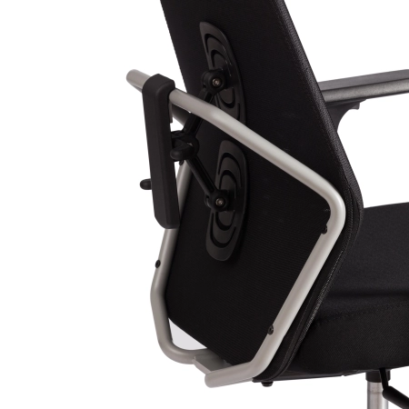 Кресло Matrix черный, ткань, металл, пластик, мягкое сиденье, с подлокотниками