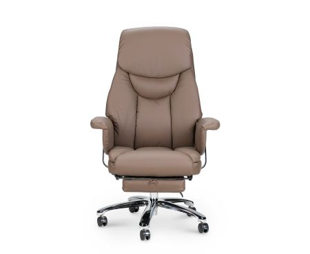 Компьютерное кресло Парламент серо-коричневый