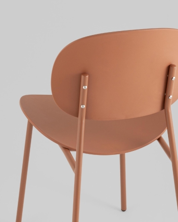 Стул Edie пластик коричневый
