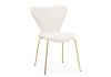 Стул Solo white, gold