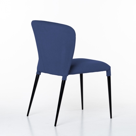Стул Albert (Альберт) бархат синий