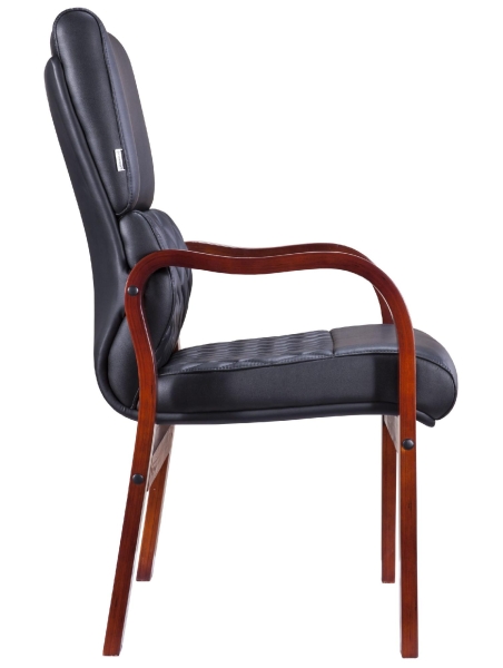 Офисное кресло President Wood CF экокожа черный