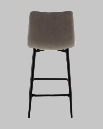 Стул полубарный Одди Diamond велюр темно-серый Стул полубарный Одди Diamond велюр темно-серый