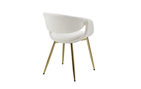 Стул JY1829Q-T белый, золотой