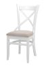 Стул "Hugo" белый, бежевый