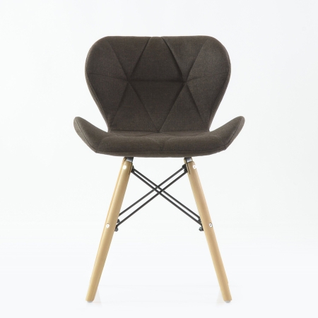 Стул Perfecto темно-коричневая рогожка