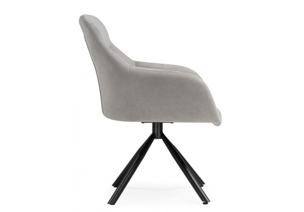 Стул на металлокаркасе Бартон 2 ткань мадера 22, черный матовый Стул на металлокаркасе Бартон 2 ткань мадера 22, черный матовый