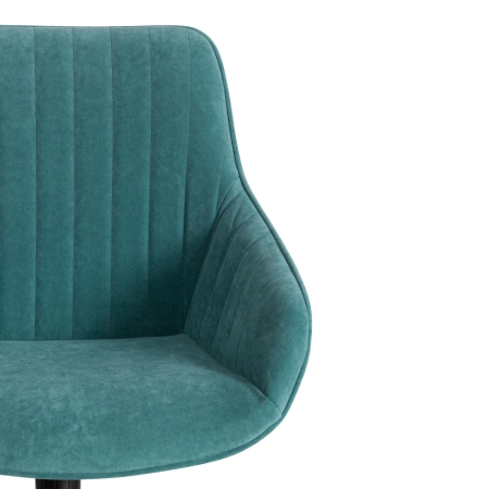 Кресло DUBLIN велюр Clermon, бирюзовый