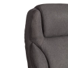 Кресло Appolon серый, ткань и металл, мягкое сиденье, с подлокотниками