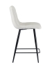 Стул полубарный Base экомех белый HUSH 000 60см