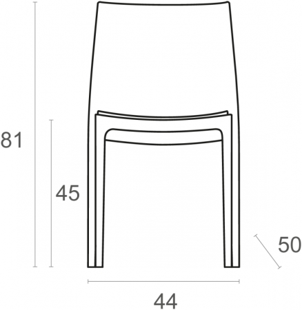 Стул пластиковый Siesta Contract Maya