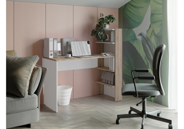 Компьютерный стол Арлет сонома, белый