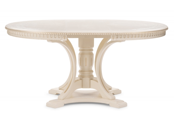 Стол деревянный Нозеан круглый бежевый, золото Стол деревянный Нозеан круглый бежевый, золото