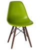 Стул обеденный LMZL-PP623 ножки темный бук сиденья салатовый