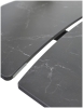 Стол BALDE 140 MATT BLACK MARBLE SOLID CERAMIC, BLACK