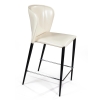 Полубарный стул Albert, кожа бежевый