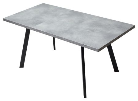 Стол BRICK M 120 бетон Портленд, черный