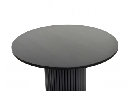 Стол деревянный Барел 100 черный, черный