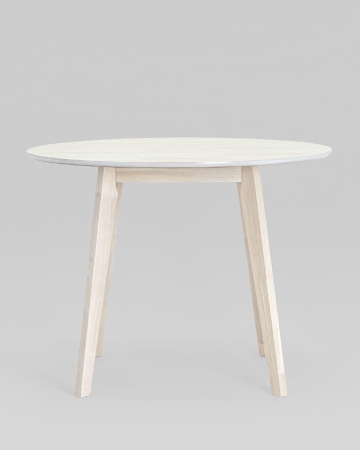 Стол обеденный GERDA 100*100 беленый дуб