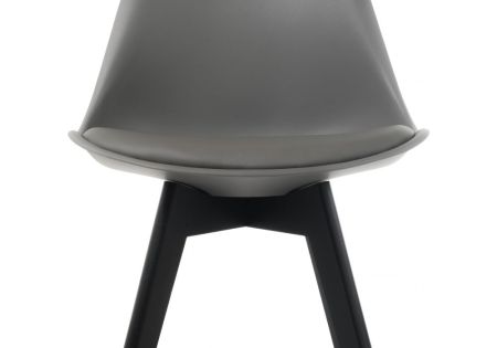 Стул деревянный Bonus темно-серый, черный