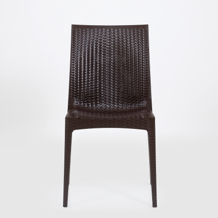 Стул N-36 пластик темно-коричневый