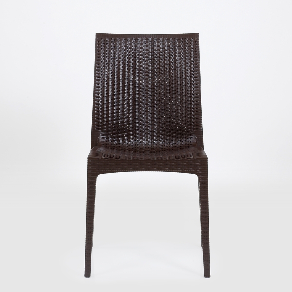 Стул N-36 пластик темно-коричневый