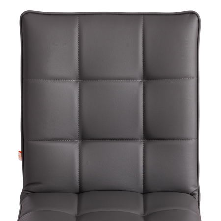 Кресло ZERO экокожа, металлик