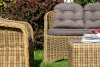 "Равенна" диван двухместный плетенный из ротанга, цвет соломенный