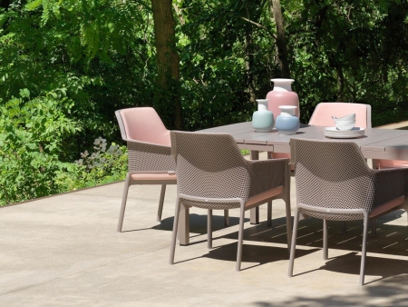 Стол пластиковый раздвижной Rio 140 Extensibile тортора