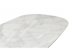 Керамический стол Танго 200х200х90 белый мрамор carla larkin, хром