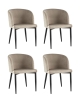 Стул Оскар велюр шампань 4 шт.
