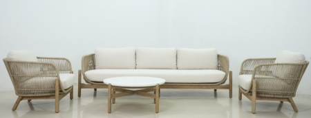 Комплект деревянной плетеной мебели Tagliamento Talara