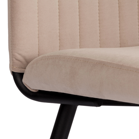 Стул обеденный Monte Carlo бежевый велюр