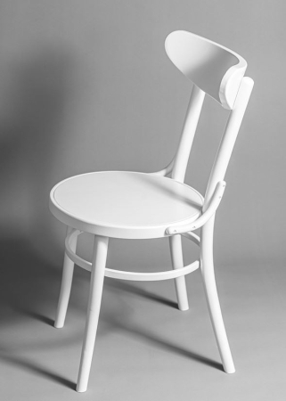 Стул венский Luna белый, жесткое сиденье