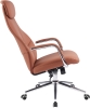 Кресло руководителя Bell экокожа коричневый