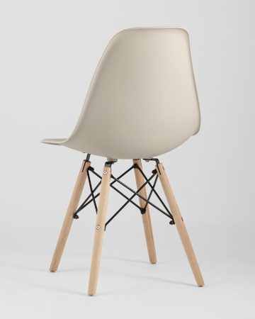 Стул Eames Style DSW бежевый (разборный каркас) Стул Eames Style DSW бежевый (разборный каркас)