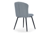 Стул на металлокаркасе Алиссум светло-серый, черный Стул на металлокаркасе Алиссум светло-серый, черный