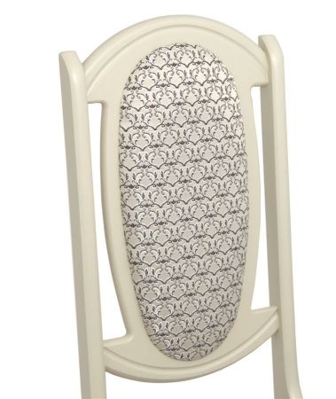 Стул "Королевский" слоновая кость, ткань крапинка светлая