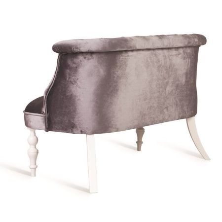 Диван Бархат эмаль белая, 36 - голубовато-серый Диван Бархат эмаль белая, 36 - голубовато-серый