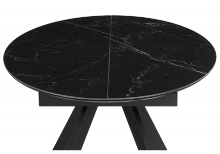 Керамический стол Трейси 90 shakespeare black, черный