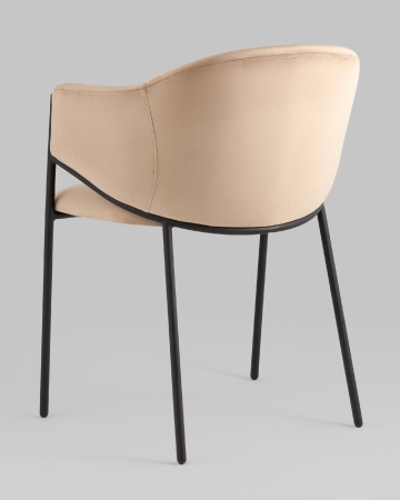 Стул Brace велюр капучино