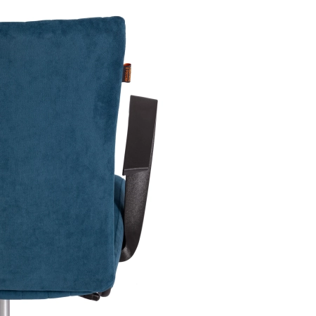 Кресло SPARK ткань и пластик, синий и черный