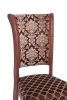 Стул С6 стул (тон 317) темно-коричневый, ткань андрис шоколад комби