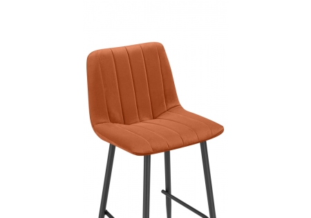 Барный стул Дани Мини терракотовый (zd 432), черный np